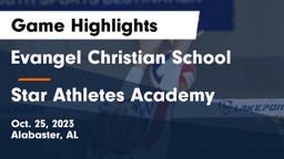 Evangel Christian School vs Star Athletes Academy Game Highlights - Oct. 25, 2023
