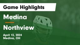 Medina  vs Northview  Game Highlights - April 13, 2024