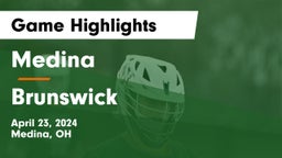 Medina  vs Brunswick  Game Highlights - April 23, 2024