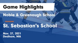 Noble & Greenough School vs St. Sebastian's School Game Highlights - Nov. 27, 2021