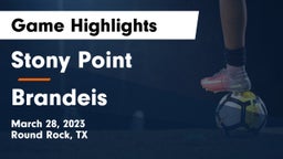 Stony Point  vs Brandeis  Game Highlights - March 28, 2023