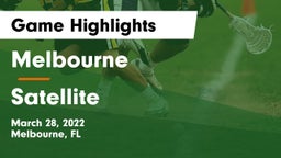 Melbourne  vs Satellite Game Highlights - March 28, 2022