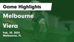 Melbourne  vs Viera  Game Highlights - Feb. 29, 2024