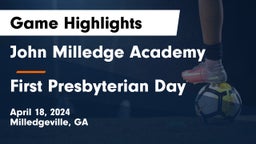 John Milledge Academy  vs First Presbyterian Day Game Highlights - April 18, 2024