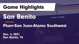 San Benito  vs Pharr-San Juan-Alamo Southwest  Game Highlights - Dec. 4, 2021