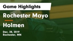 Rochester Mayo  vs Holmen  Game Highlights - Dec. 28, 2019