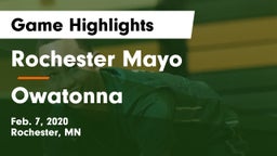 Rochester Mayo  vs Owatonna  Game Highlights - Feb. 7, 2020