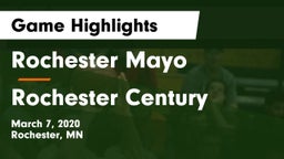 Rochester Mayo  vs Rochester Century  Game Highlights - March 7, 2020
