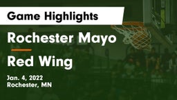 Rochester Mayo  vs Red Wing  Game Highlights - Jan. 4, 2022