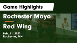 Rochester Mayo  vs Red Wing  Game Highlights - Feb. 11, 2022