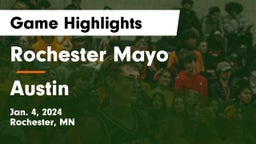 Rochester Mayo  vs Austin  Game Highlights - Jan. 4, 2024