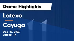 Latexo  vs Cayuga  Game Highlights - Dec. 29, 2023