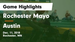 Rochester Mayo  vs Austin  Game Highlights - Dec. 11, 2018
