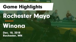 Rochester Mayo  vs Winona  Game Highlights - Dec. 18, 2018