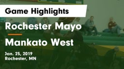 Rochester Mayo  vs Mankato West  Game Highlights - Jan. 25, 2019