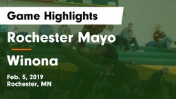 Rochester Mayo  vs Winona  Game Highlights - Feb. 5, 2019