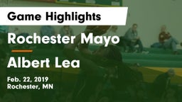 Rochester Mayo  vs Albert Lea  Game Highlights - Feb. 22, 2019