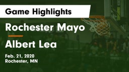 Rochester Mayo  vs Albert Lea  Game Highlights - Feb. 21, 2020