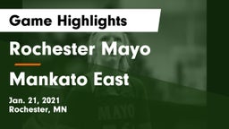 Rochester Mayo  vs Mankato East  Game Highlights - Jan. 21, 2021