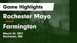 Rochester Mayo  vs Farmington  Game Highlights - March 24, 2021