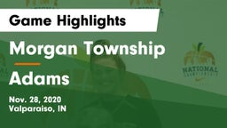 Morgan Township  vs Adams  Game Highlights - Nov. 28, 2020