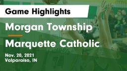 Morgan Township  vs Marquette Catholic  Game Highlights - Nov. 20, 2021