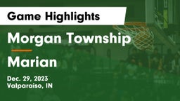 Morgan Township  vs Marian  Game Highlights - Dec. 29, 2023