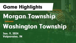 Morgan Township  vs Washington Township  Game Highlights - Jan. 9, 2024
