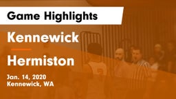 Kennewick  vs Hermiston  Game Highlights - Jan. 14, 2020