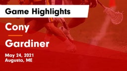 Cony  vs Gardiner  Game Highlights - May 24, 2021