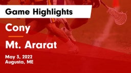 Cony  vs Mt. Ararat Game Highlights - May 3, 2022