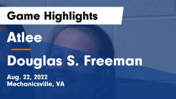 Atlee  vs Douglas S. Freeman  Game Highlights - Aug. 22, 2022