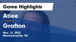 Atlee  vs Grafton  Game Highlights - Nov. 12, 2022