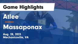 Atlee  vs Massaponax  Game Highlights - Aug. 28, 2023
