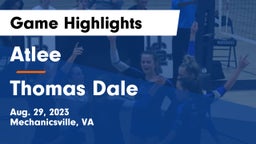Atlee  vs Thomas Dale  Game Highlights - Aug. 29, 2023