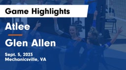 Atlee  vs Glen Allen  Game Highlights - Sept. 5, 2023