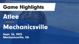 Atlee  vs Mechanicsville  Game Highlights - Sept. 26, 2023