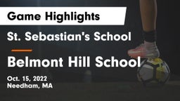 St. Sebastian's School vs Belmont Hill School Game Highlights - Oct. 15, 2022