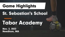 St. Sebastian's School vs Tabor Academy  Game Highlights - Nov. 2, 2022