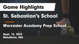 St. Sebastian's School vs Worcester Academy Prep School Game Highlights - Sept. 15, 2023