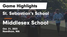 St. Sebastian's School vs Middlesex School Game Highlights - Oct. 21, 2023
