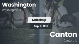 Matchup: Washington High vs. Canton  2016