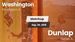 Matchup: Washington High vs. Dunlap  2016