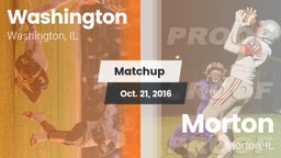 Matchup: Washington High vs. Morton  2016