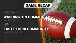 Recap: Washington Community  vs. East Peoria Community  2012