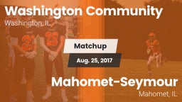 Matchup: Washington vs. Mahomet-Seymour  2017