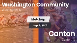 Matchup: Washington vs. Canton  2017
