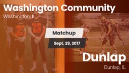 Matchup: Washington vs. Dunlap  2017