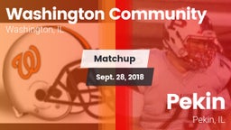 Matchup: Washington vs. Pekin  2018