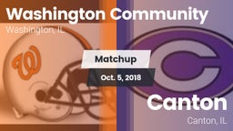 Matchup: Washington vs. Canton  2018